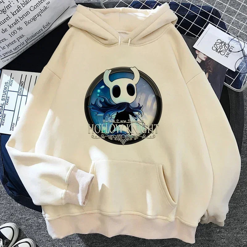 Hollow Knight Men's and Women's Same Hoodie Korean Y2k Aesthetics Autumn/Winter Hoodie Pattern Street Wear