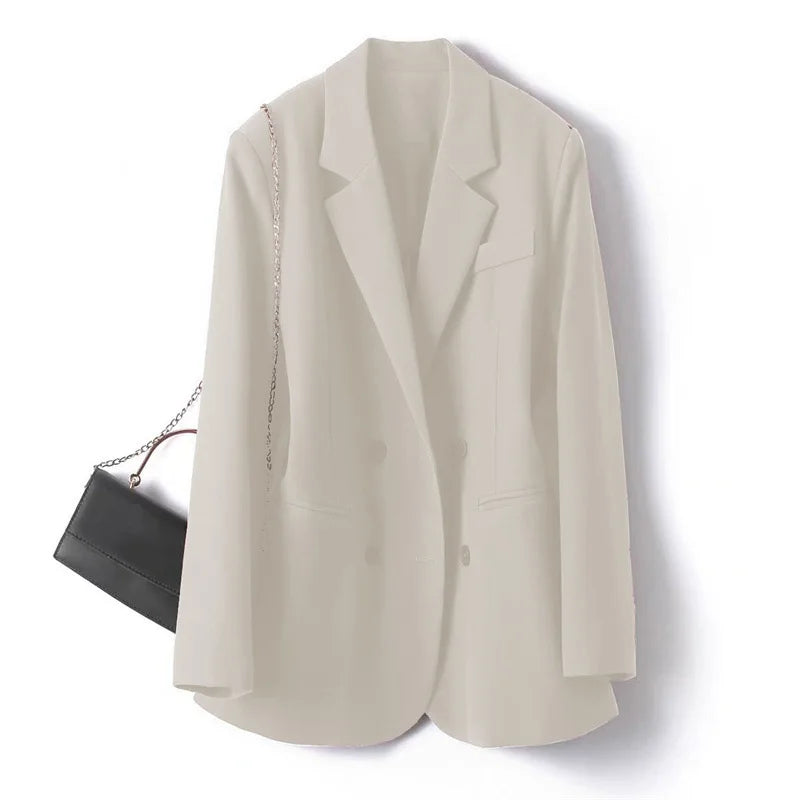 Spring Autumn Women Blazer All-match Casual Turn Down Collar Long Sleeve Suit Jacket For Women Outerwear Office Lady Blazers