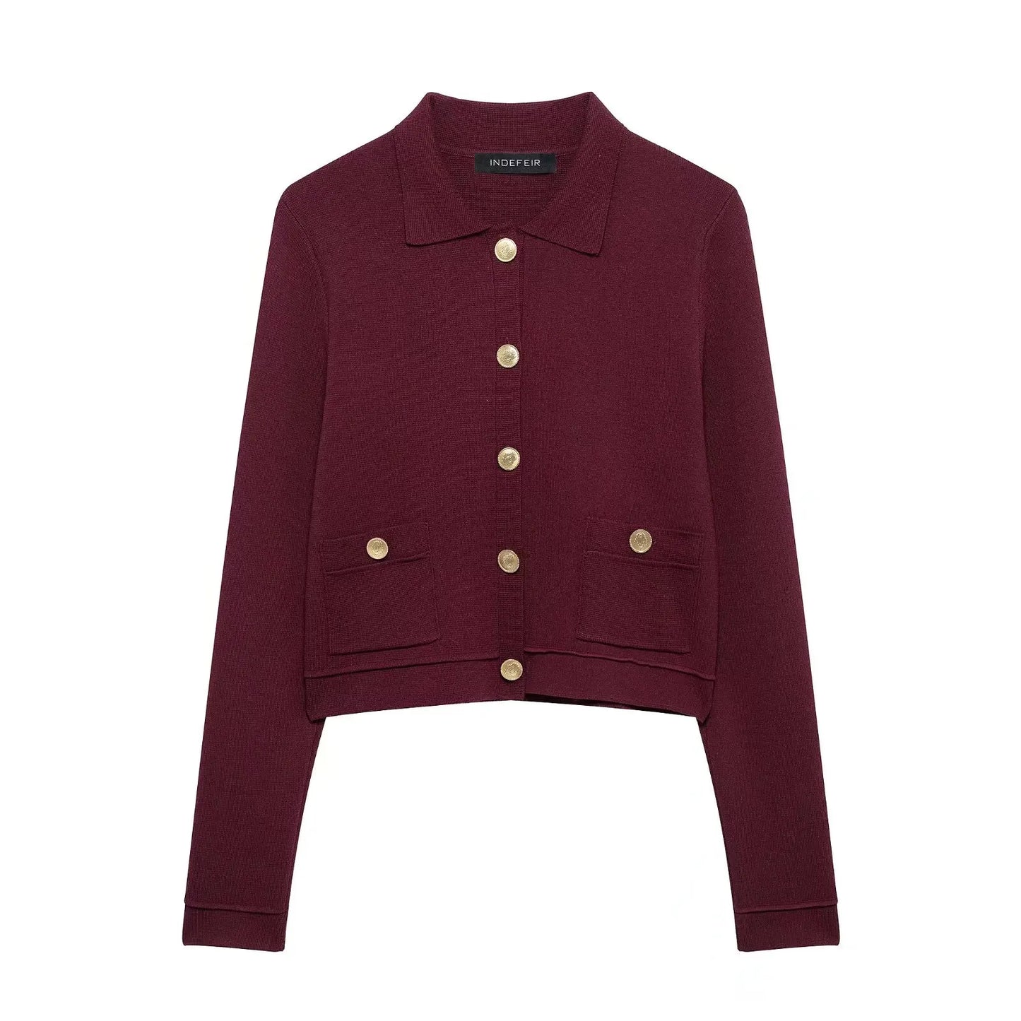 HH Elegant Women Knitted Jacket Skirt Suits 2025 Long Sleeve Pocket Cardigan Coat+Chic Mini Skirts Womens Knittwear Sets