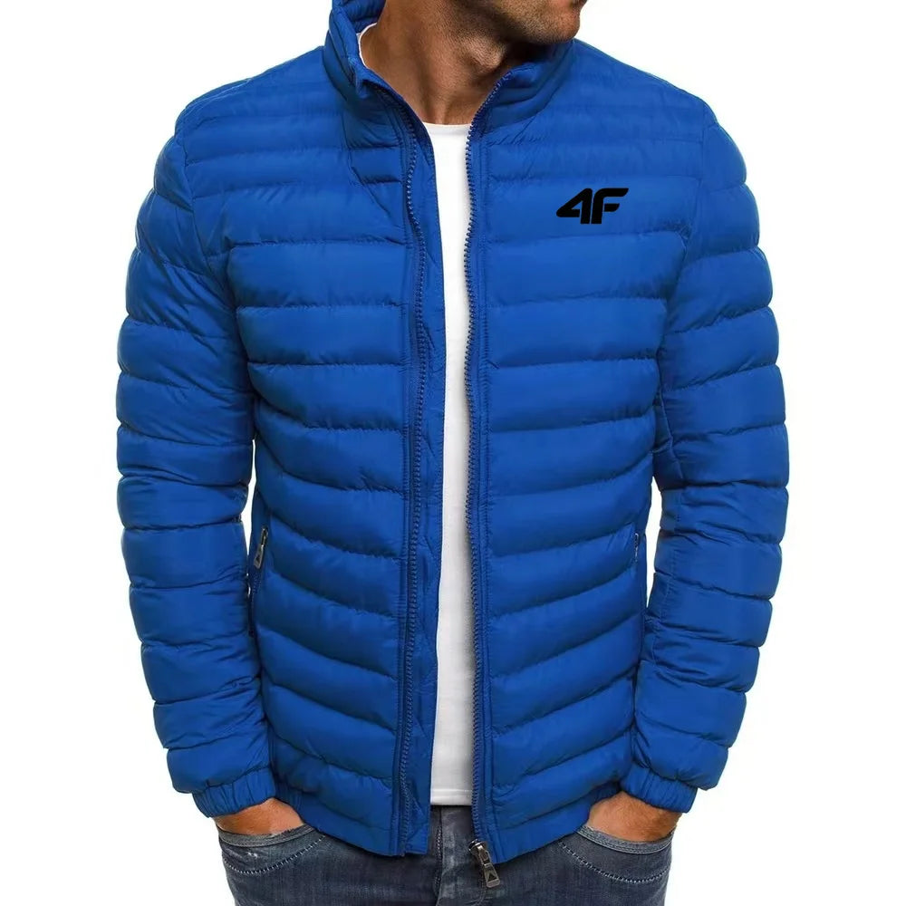 Men's Short Puffer Jacket 2025 Light Casual Parka Winter Trend S-3XL - Fashionable Men's Outerwear