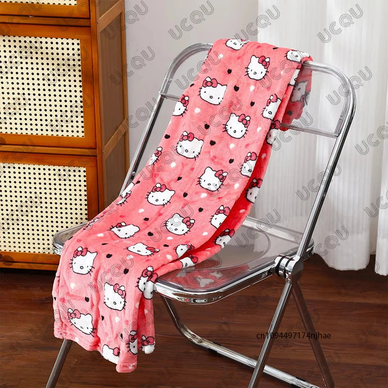 2026 Cartoon Anime Y2K Hello Kitty Pajamas Pants For Women Autumn Winter Christmas Couple Flannel Trousers Casual Home Clothes
