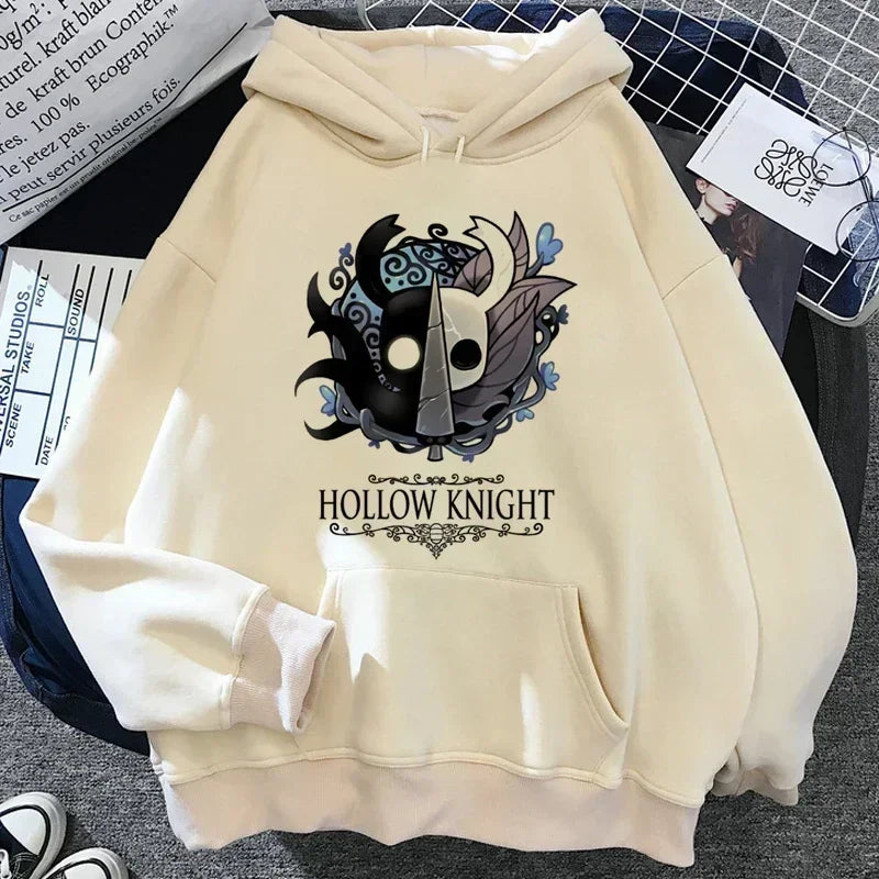 Hollow Knight Men's and Women's Same Hoodie Korean Y2k Aesthetics Autumn/Winter Hoodie Pattern Street Wear