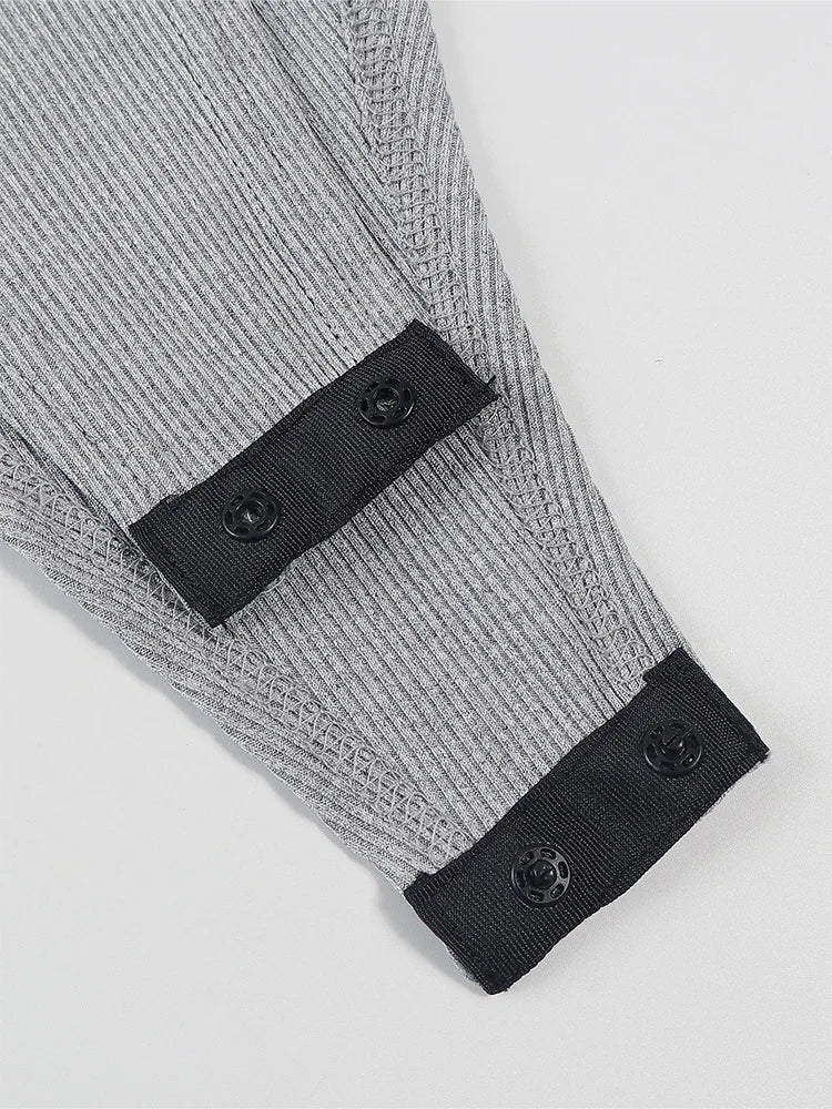 Ladies Casual Two-Piece Suit round Neck Long Sleeve Top with Wide Leg Pants Pure Color Straight Loose Trousers Elegant Outfit