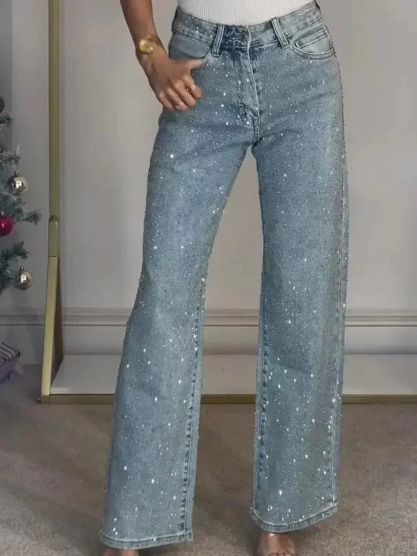 Washed Heavy Duty American Style Low Waist Straight Leg Jeans Women High Street Fashion Sensation Individual Spicy Long Pants