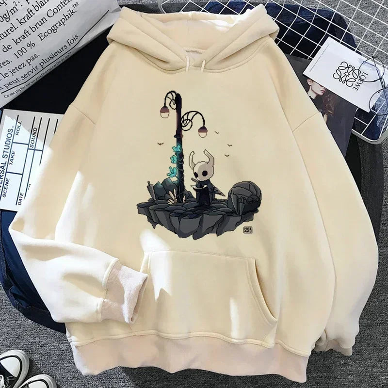 Hollow Knight Men's and Women's Same Hoodie Korean Y2k Aesthetics Autumn/Winter Hoodie Pattern Street Wear