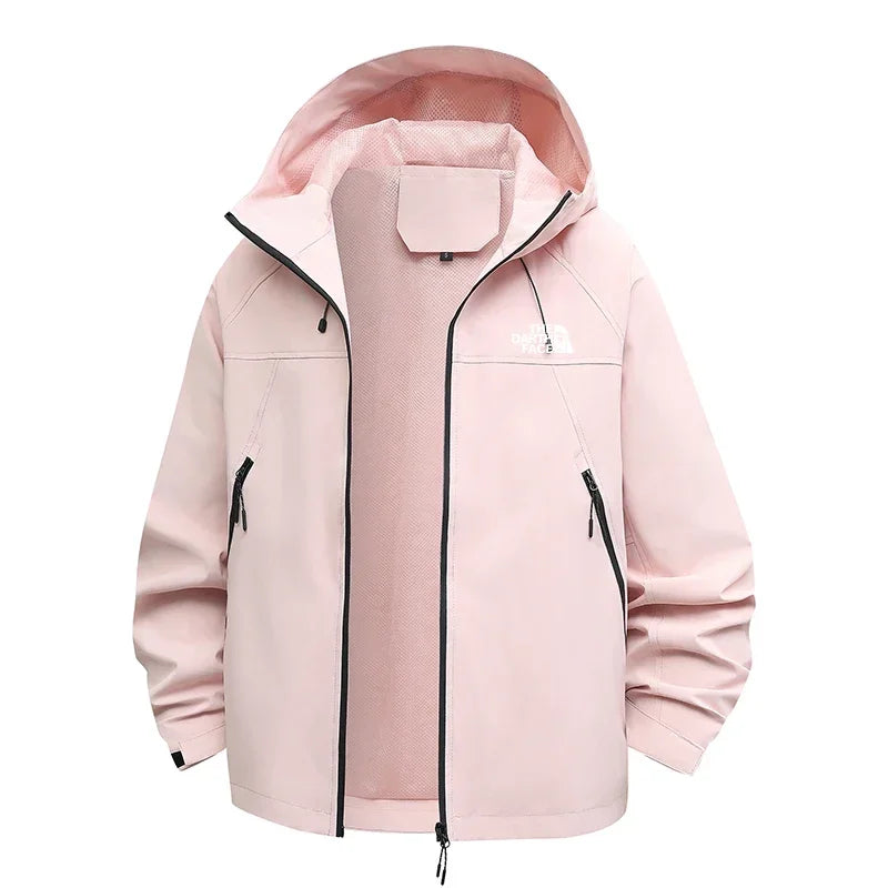 New spring and autumn men's casual jacket, outdoor fashionable windproof and waterproof printed high-quality cycling men's coat