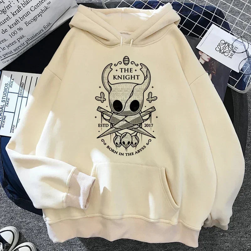 Hollow Knight Men's and Women's Same Hoodie Korean Y2k Aesthetics Autumn/Winter Hoodie Pattern Street Wear