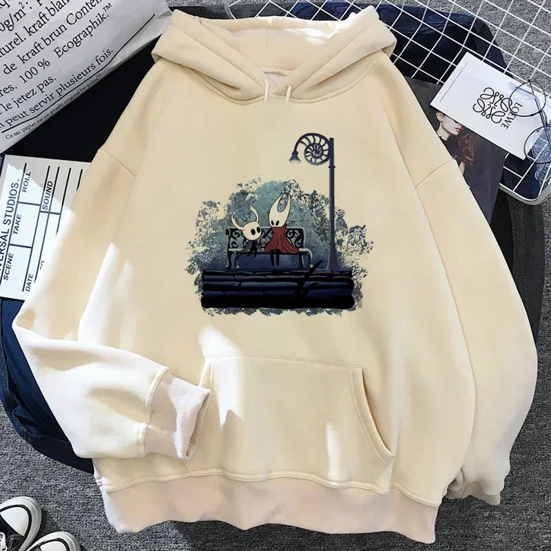 Hollow Knight Men's and Women's Same Hoodie Korean Y2k Aesthetics Autumn/Winter Hoodie Pattern Street Wear