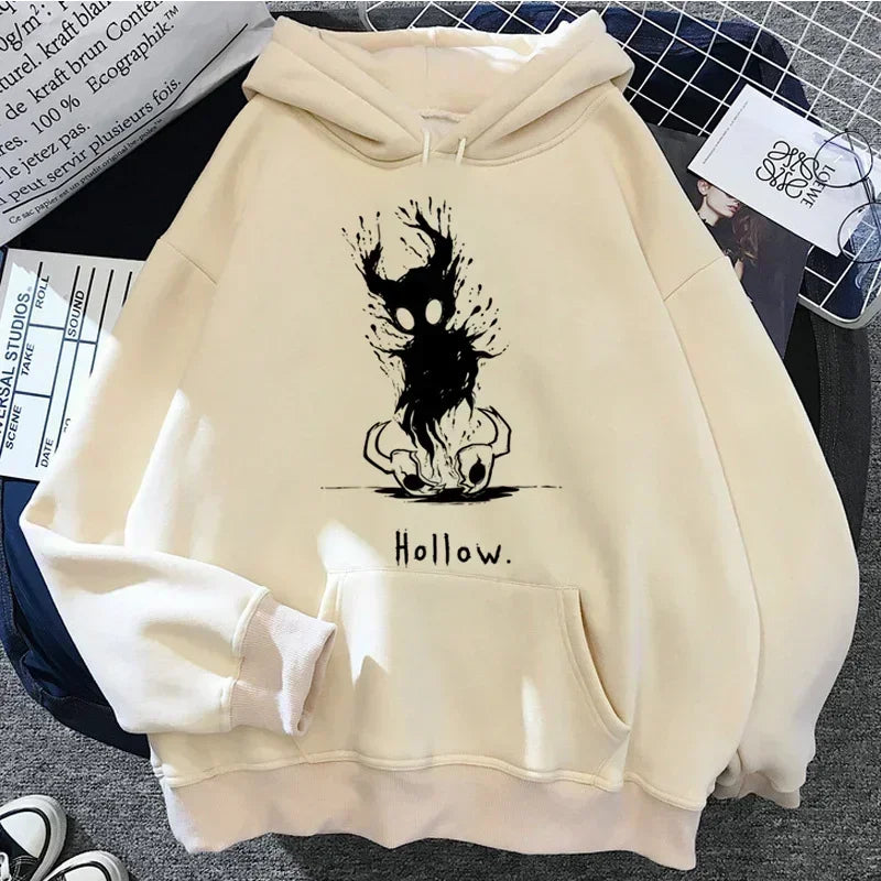 Hollow Knight Men's and Women's Same Hoodie Korean Y2k Aesthetics Autumn/Winter Hoodie Pattern Street Wear