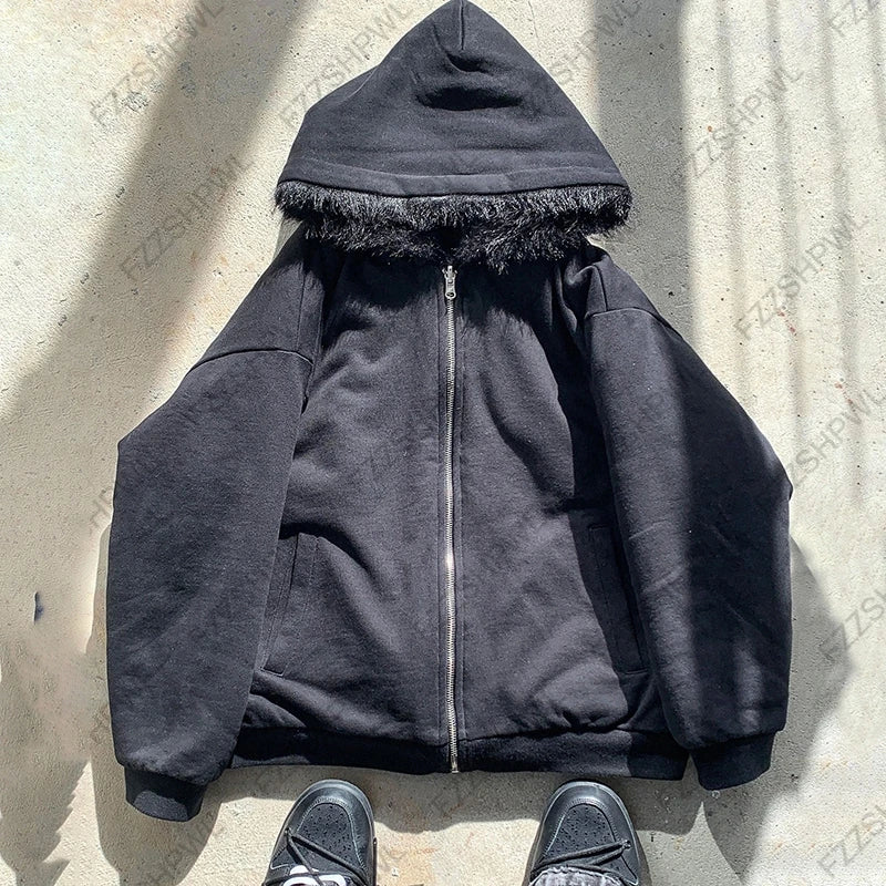 Street Fashion Vintage Woman Clothes Hoodies Y2K Clothes Harajuku Gothic Hip Hop Graphic Chix Hoodies Sweatshirts Casual Jacket