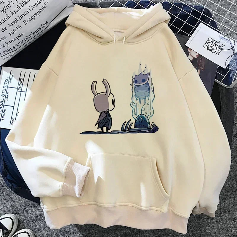 Hollow Knight Men's and Women's Same Hoodie Korean Y2k Aesthetics Autumn/Winter Hoodie Pattern Street Wear