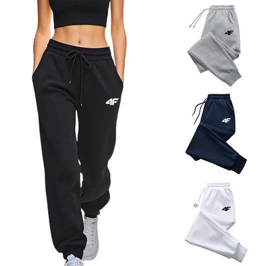 2025 Hot Sale Woman Sweatpants High Quality Pure Color Jogger Pants Ladies Home Outdoor Yoga Exercise Comfort Versatile Trousers