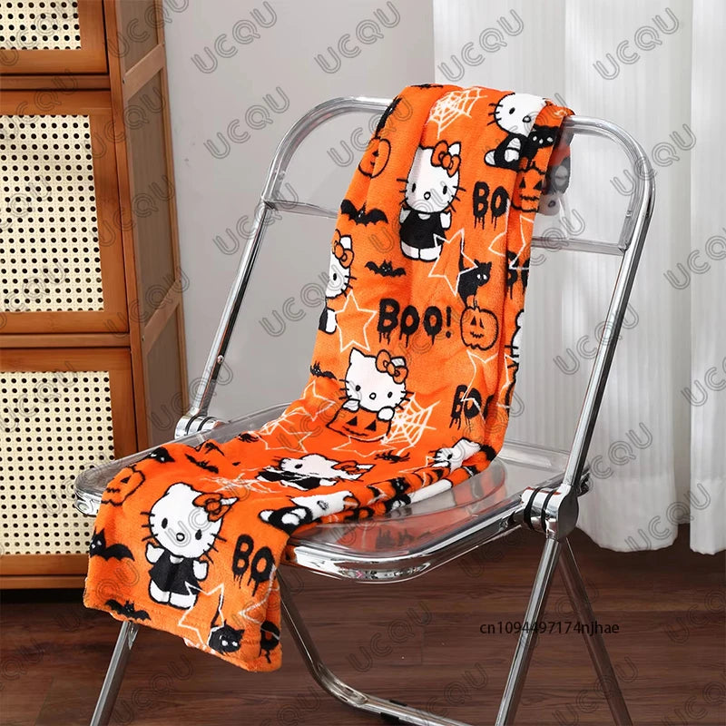 2026 Cartoon Anime Y2K Hello Kitty Pajamas Pants For Women Autumn Winter Christmas Couple Flannel Trousers Casual Home Clothes