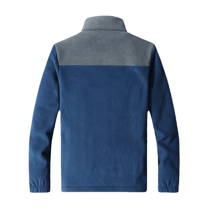 Winter Mens Fleece Warm Jackets Casual Man Thicken Windbreaker Coats Men Sports Soft Shell Stand Collar Tactical Jackets 8XL