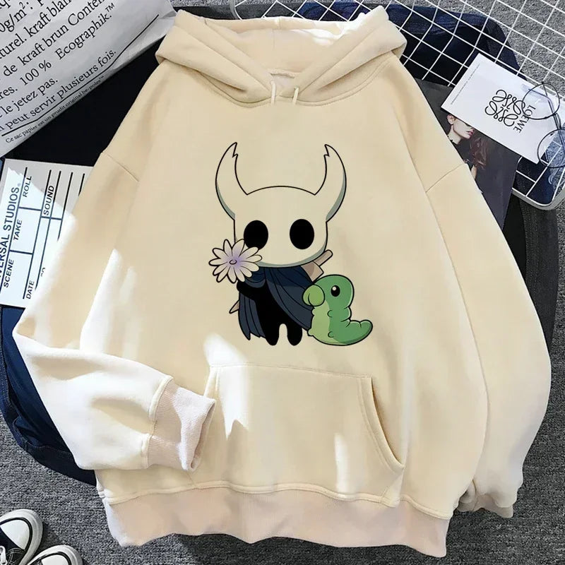 Hollow Knight Men's and Women's Same Hoodie Korean Y2k Aesthetics Autumn/Winter Hoodie Pattern Street Wear