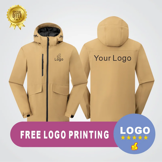 New down cotton jacket logo customization warm and waterproof fabric wear-resistant and breathable no fading