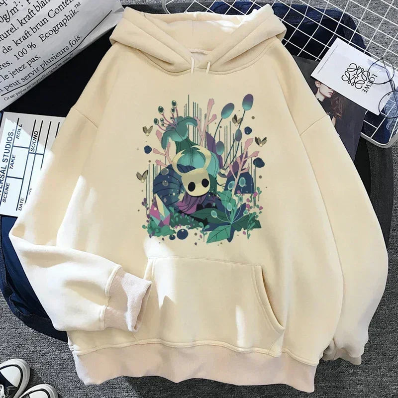 Hollow Knight Men's and Women's Same Hoodie Korean Y2k Aesthetics Autumn/Winter Hoodie Pattern Street Wear