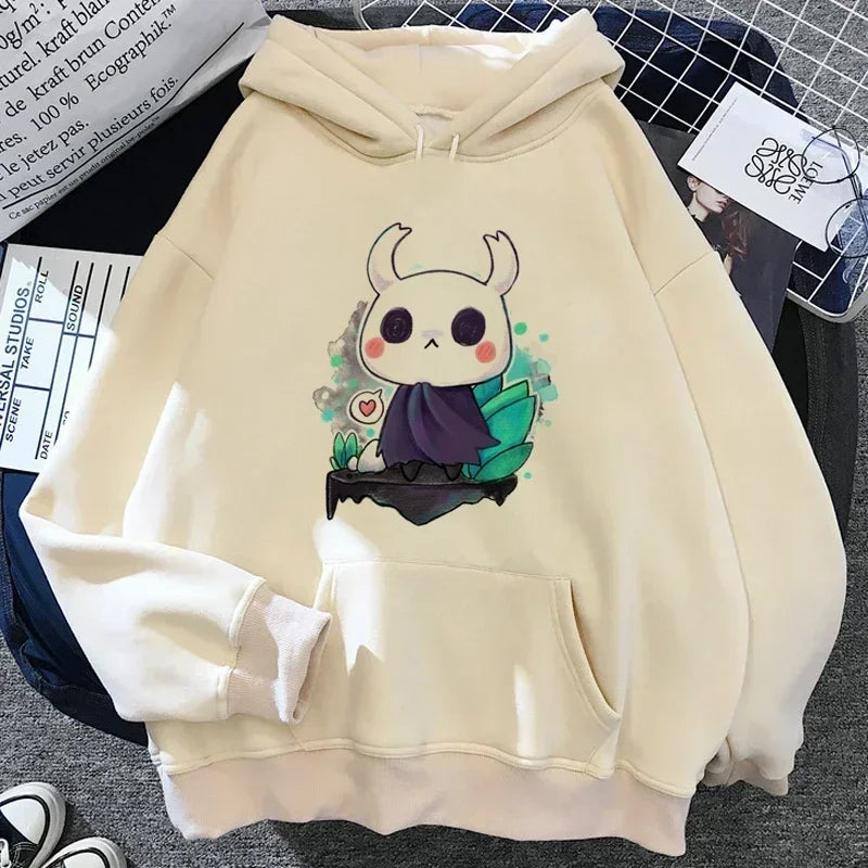 Hollow Knight Men's and Women's Same Hoodie Korean Y2k Aesthetics Autumn/Winter Hoodie Pattern Street Wear