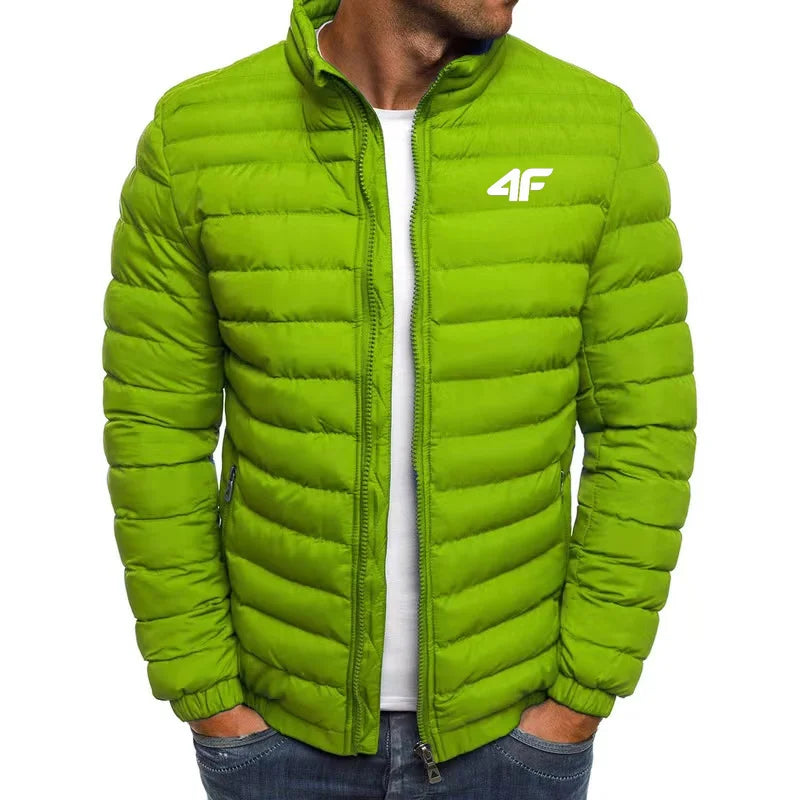 Men's Short Puffer Jacket 2025 Light Casual Parka Winter Trend S-3XL - Fashionable Men's Outerwear