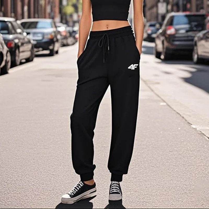 2025 Hot Sale Woman Sweatpants High Quality Pure Color Jogger Pants Ladies Home Outdoor Yoga Exercise Comfort Versatile Trousers