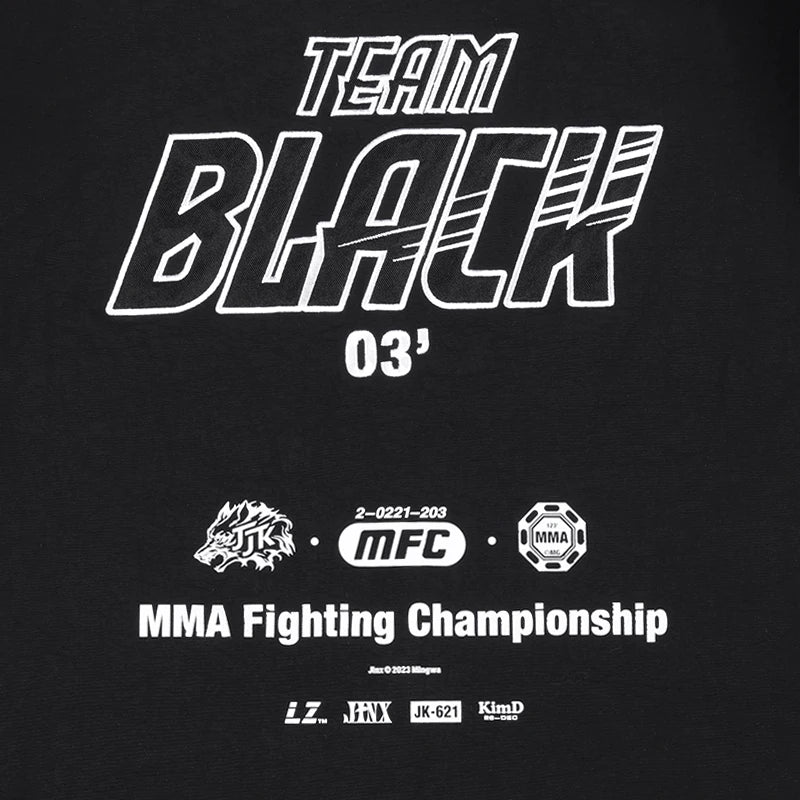 Jinx Team Black Windbreaker Track Jacket Long Sleeve Tops Unisex Sports Coat Embroidery Outerwears Men Women Activewear Clothing