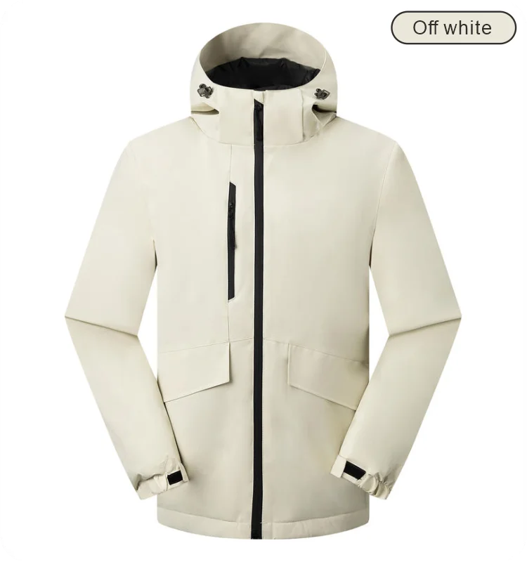 New down cotton jacket logo customization warm and waterproof fabric wear-resistant and breathable no fading