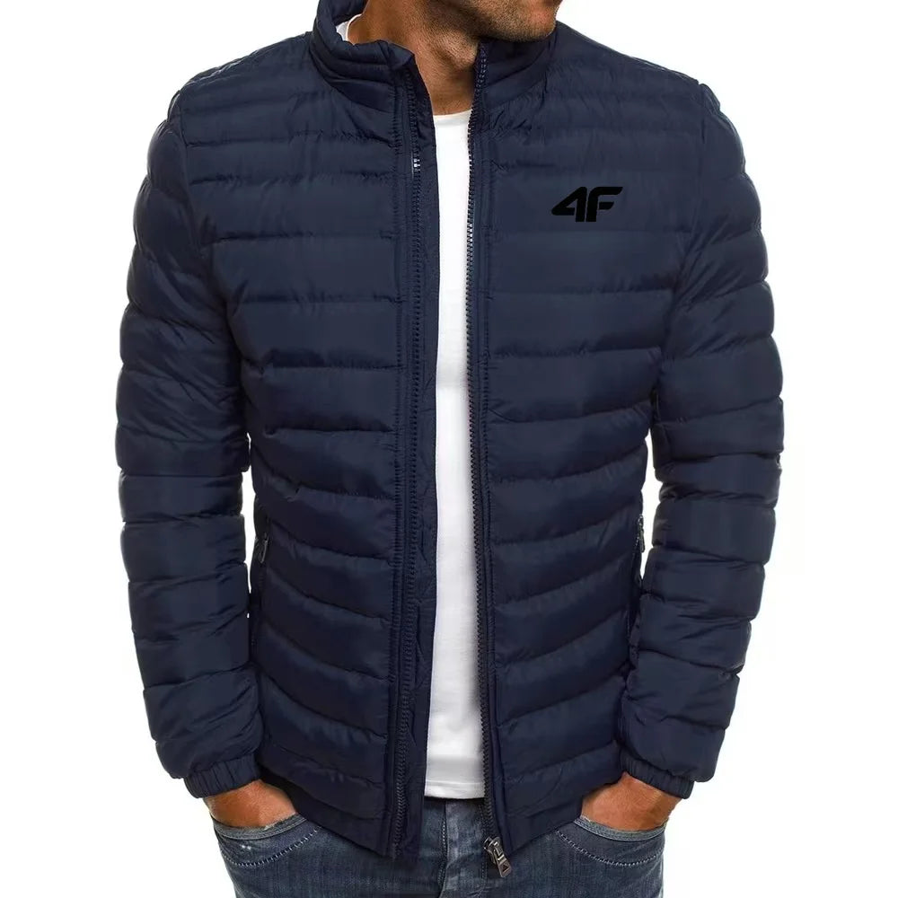 Men's Short Puffer Jacket 2025 Light Casual Parka Winter Trend S-3XL - Fashionable Men's Outerwear