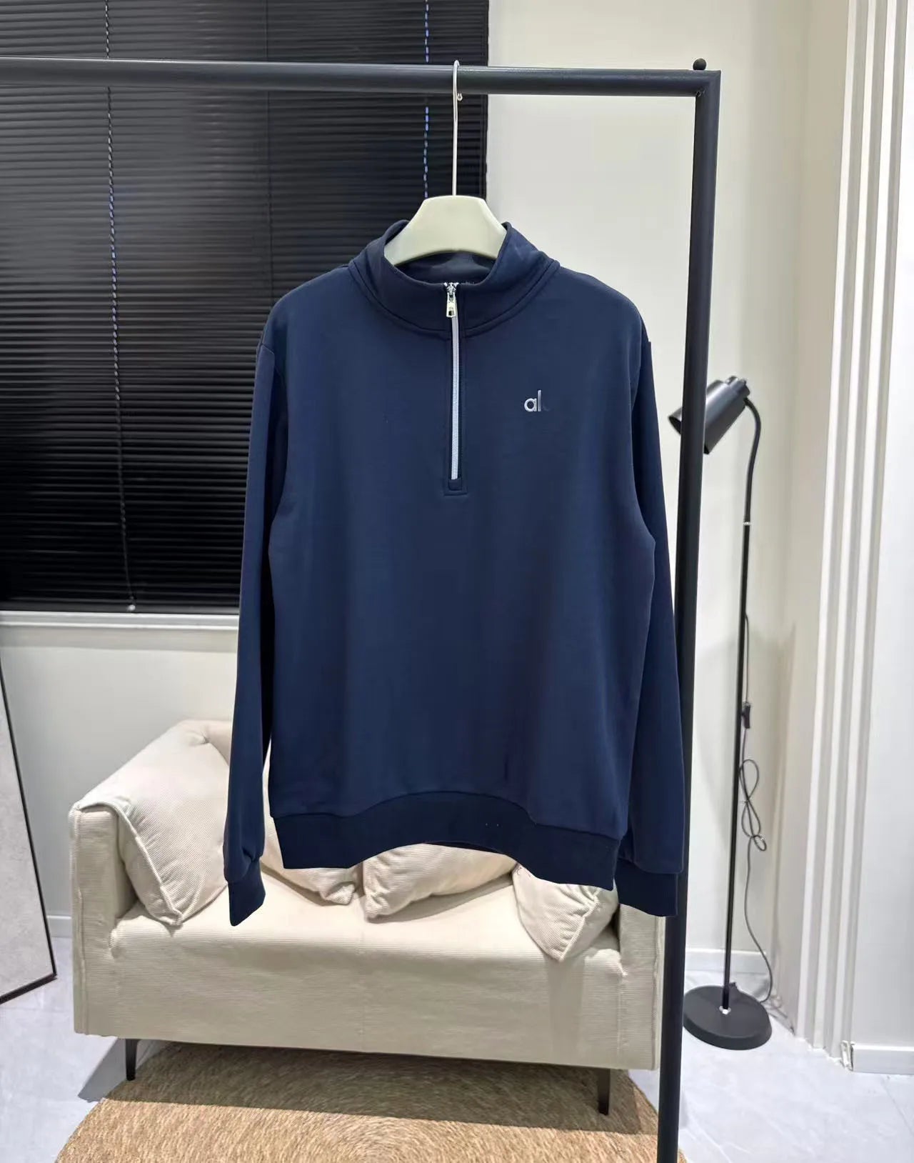 Ladies Hoodie Half Zipper 3D Lettering Versatile Street Style Long Sleeve Cotton Blend Comfortable Fit Autumn Winter New Arrival