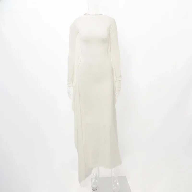 Elegant Autumn Women's Dress Trendy Show Style Comfortable Batwing Version Party Dress